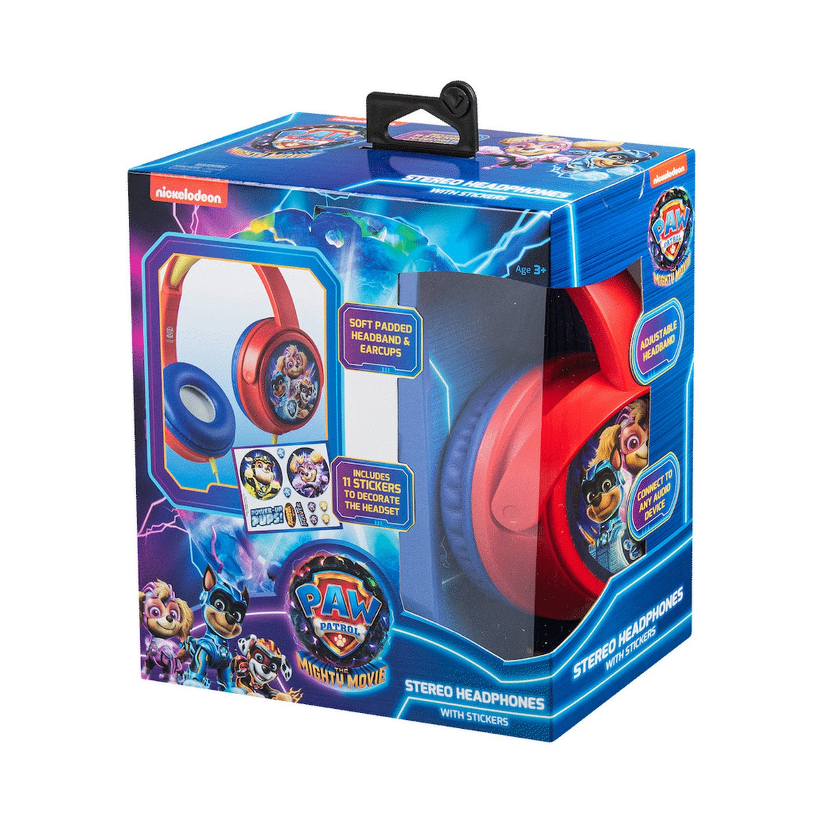 Paw Patrol Movie Auxiliary Headphones with Stickers