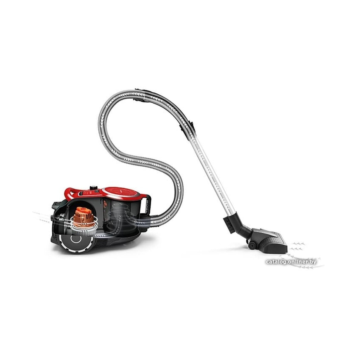 Bosch Serie 6 Bagless Vacuum CleanerProAnimal Red BGS41ZOORU