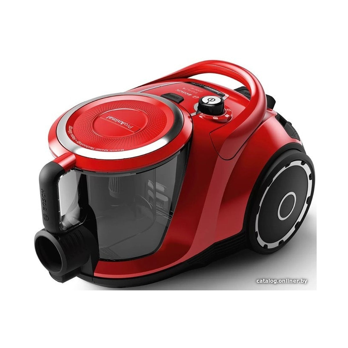 Bosch Serie 6 Bagless Vacuum CleanerProAnimal Red BGS41ZOORU