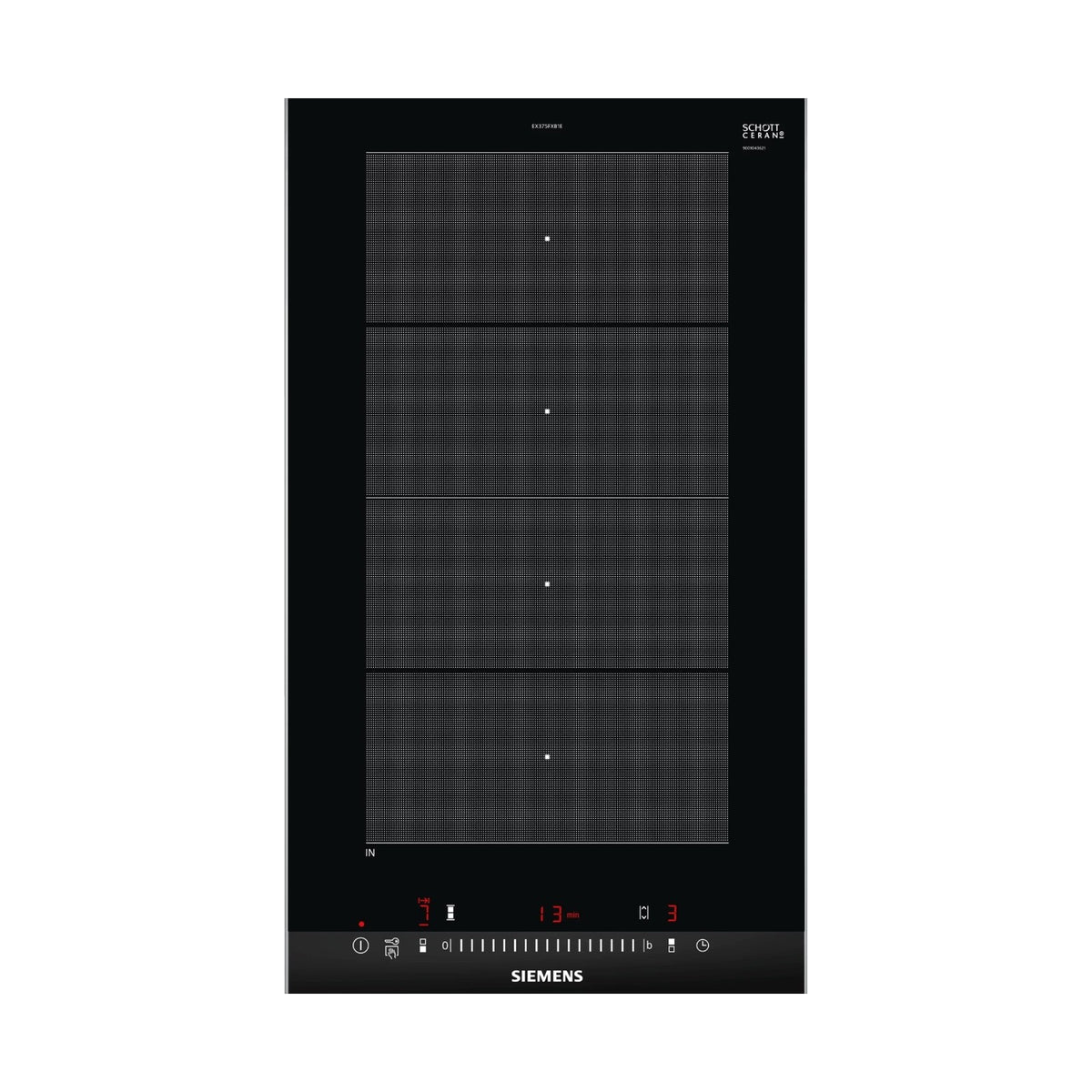 Siemens IQ700 30Cm Flex Induction Ceramic Hob EX375FXB1E