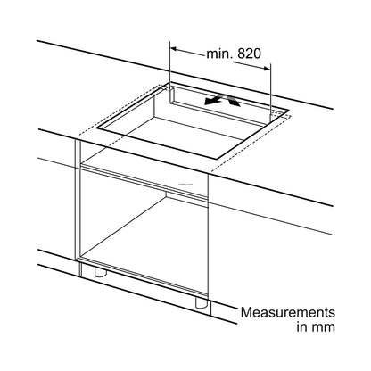 Siemens iQ700 90cm Flex Induction Ceramic Hob EX975LVC1E
