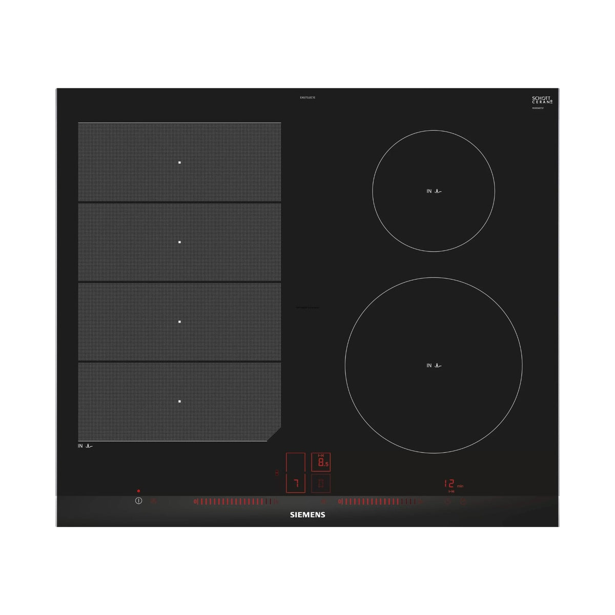 Siemens iQ700 60cm Induction Ceramic Hob EX675LEC1E