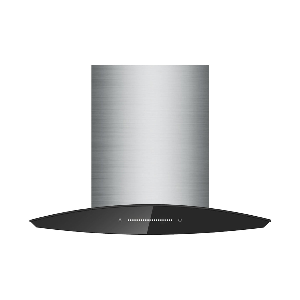 Falco 60Cm Curved Glass S/Steel Chimney Extractor FAL-6068