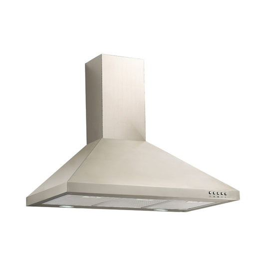 Falco 90Cm Pyramid Type S/Steel Chimney Extractor FAL-90-52S