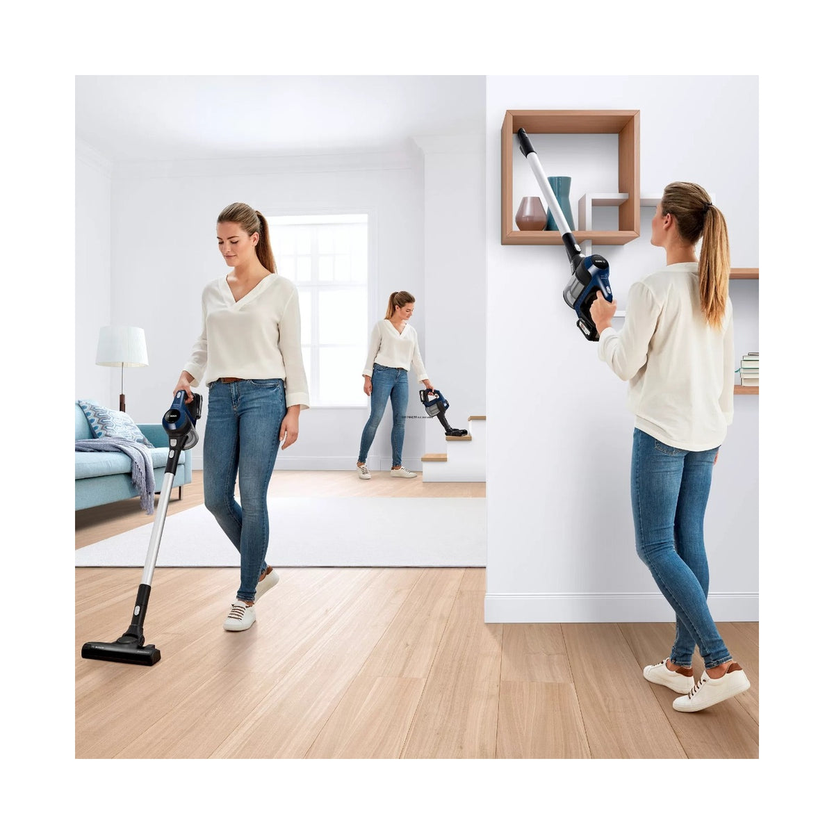 Bosch Serie 6 Cordless Handheld Vacuum CleanerUnlimited Blue BCS611P4A