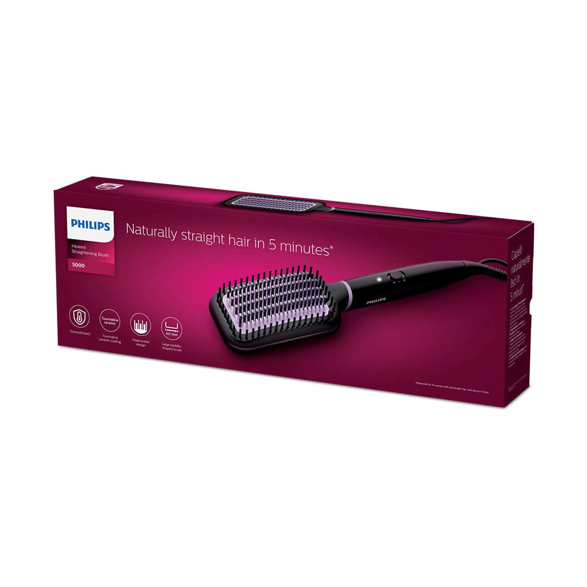 Philips StyleCare Essential Heated straightening brush BHH880/00