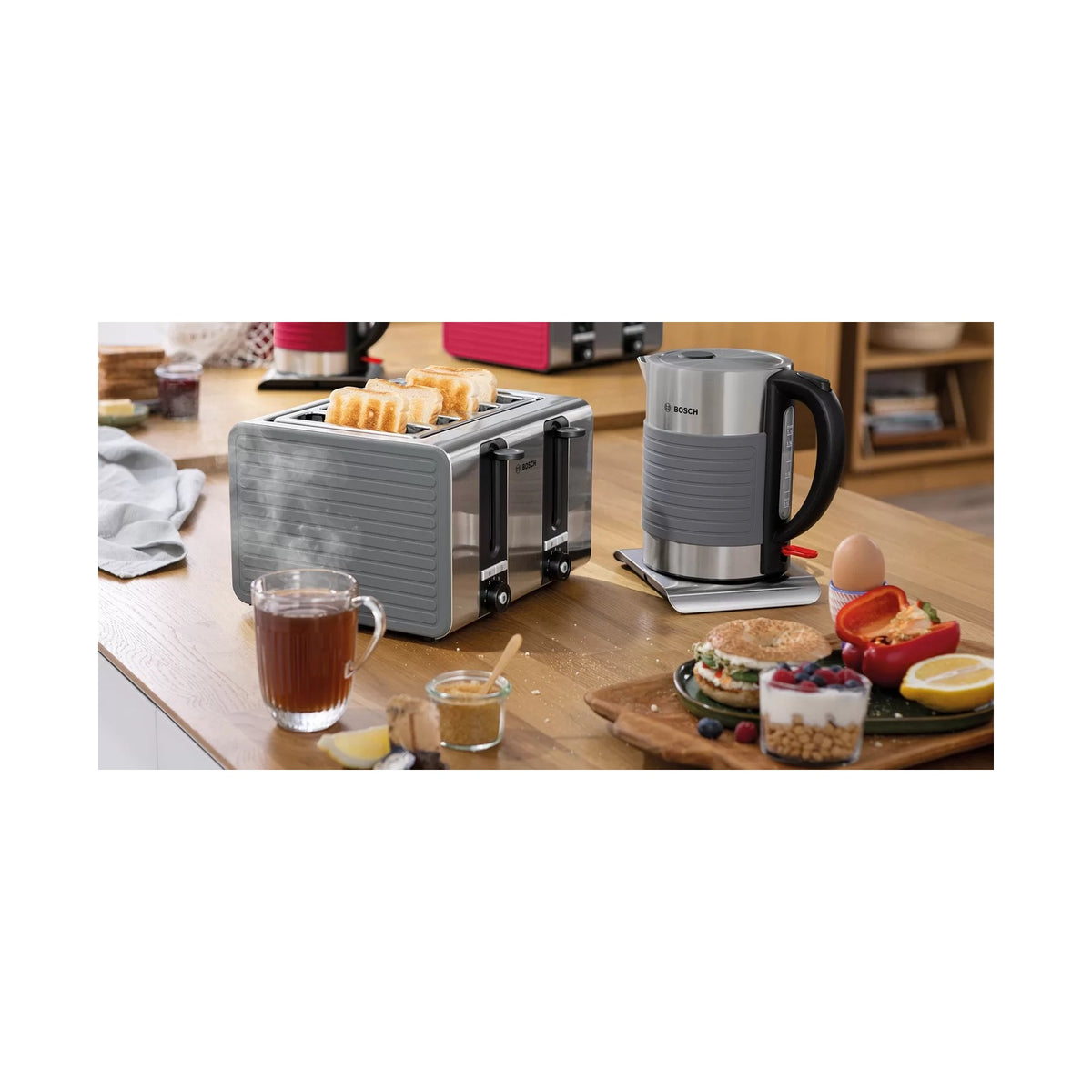 Bosch Kettle 1.7Lt Graphite TWK7S05