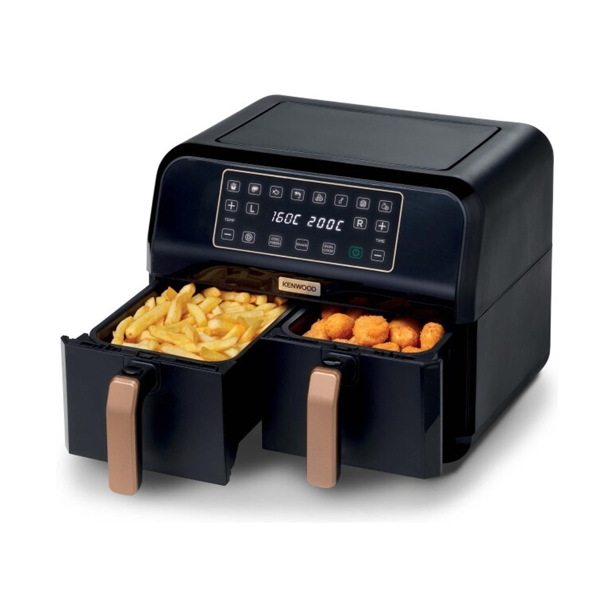 Kenwood HFP70.000BK Dual Airfryer BlackCopper ZA 