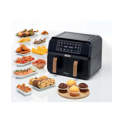 Kenwood HFP70.000BK Dual Airfryer BlackCopper ZA 