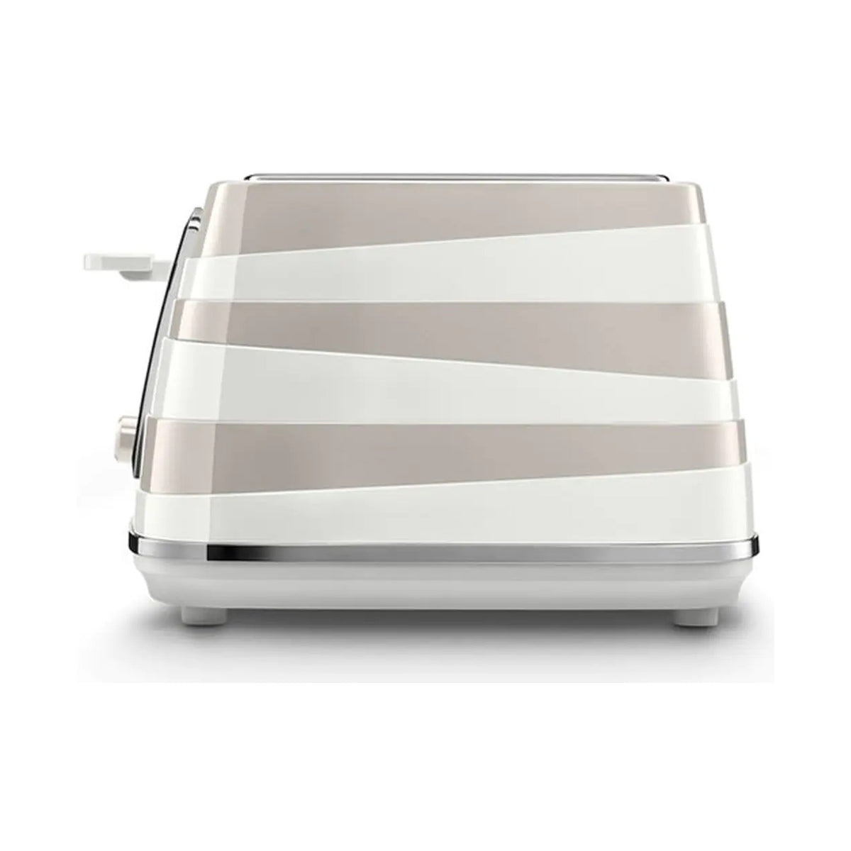 DeLonghi  Avvolta Class 4 Slice Toaster - Graceful White CTAC4003.W