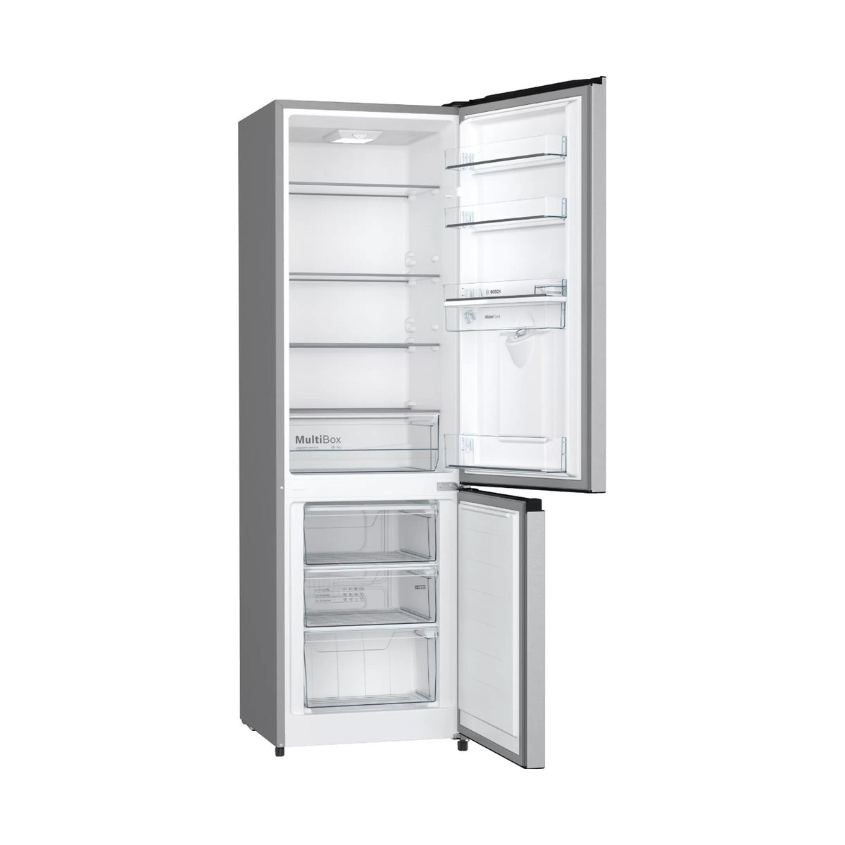 Bosch Serie2 263 Litre Bottom Freezer Inox KGW33NL1AZ