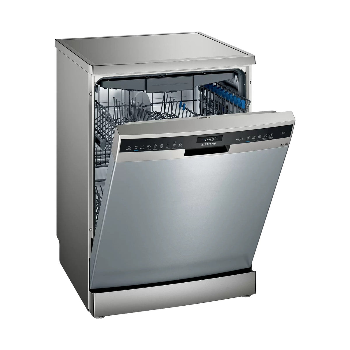 Siemens iQ500A Freestanding Dishwasher 60 cm Silver-inox SN25EI02CZ