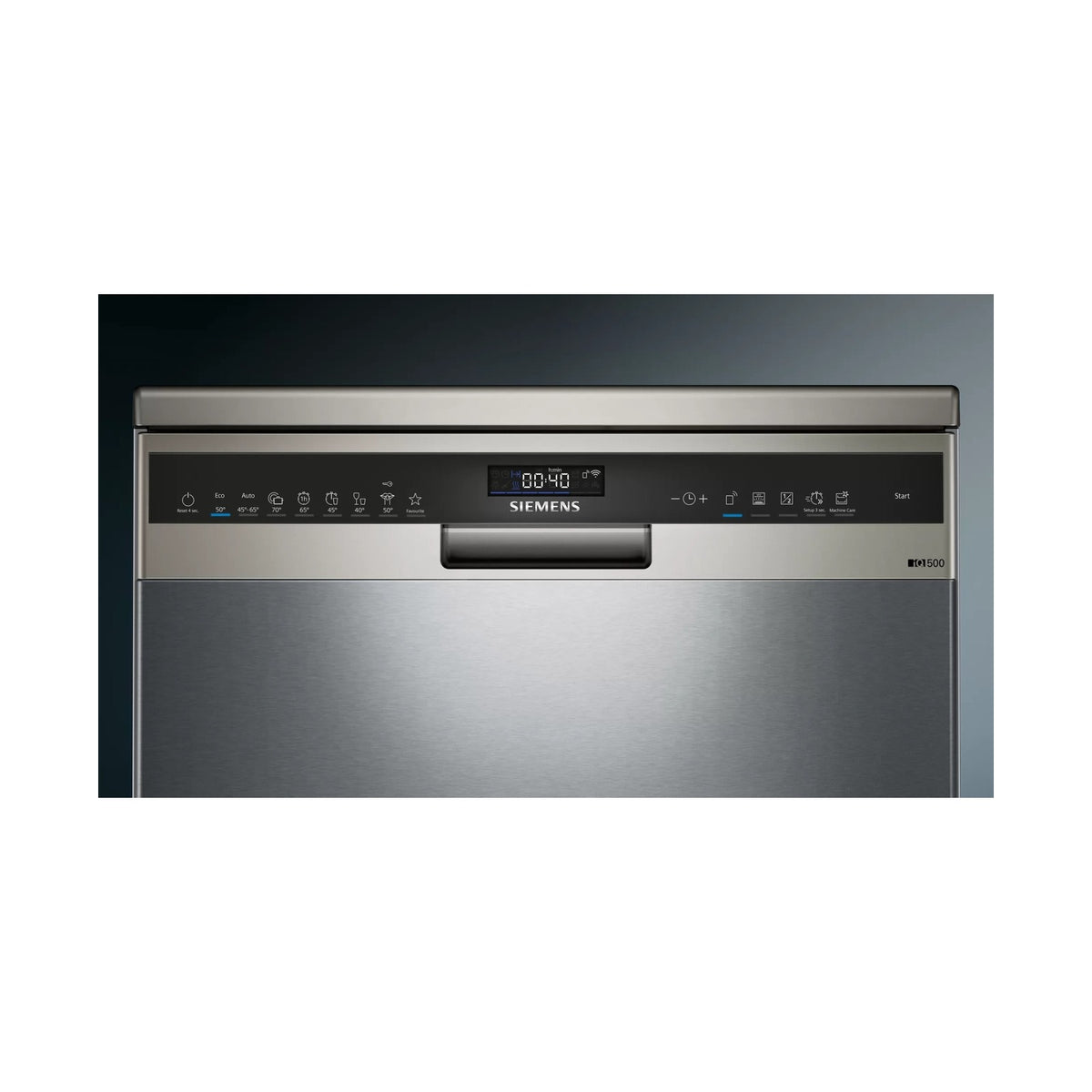 Siemens iQ500A Freestanding Dishwasher 60 cm Silver-inox SN25EI02CZ
