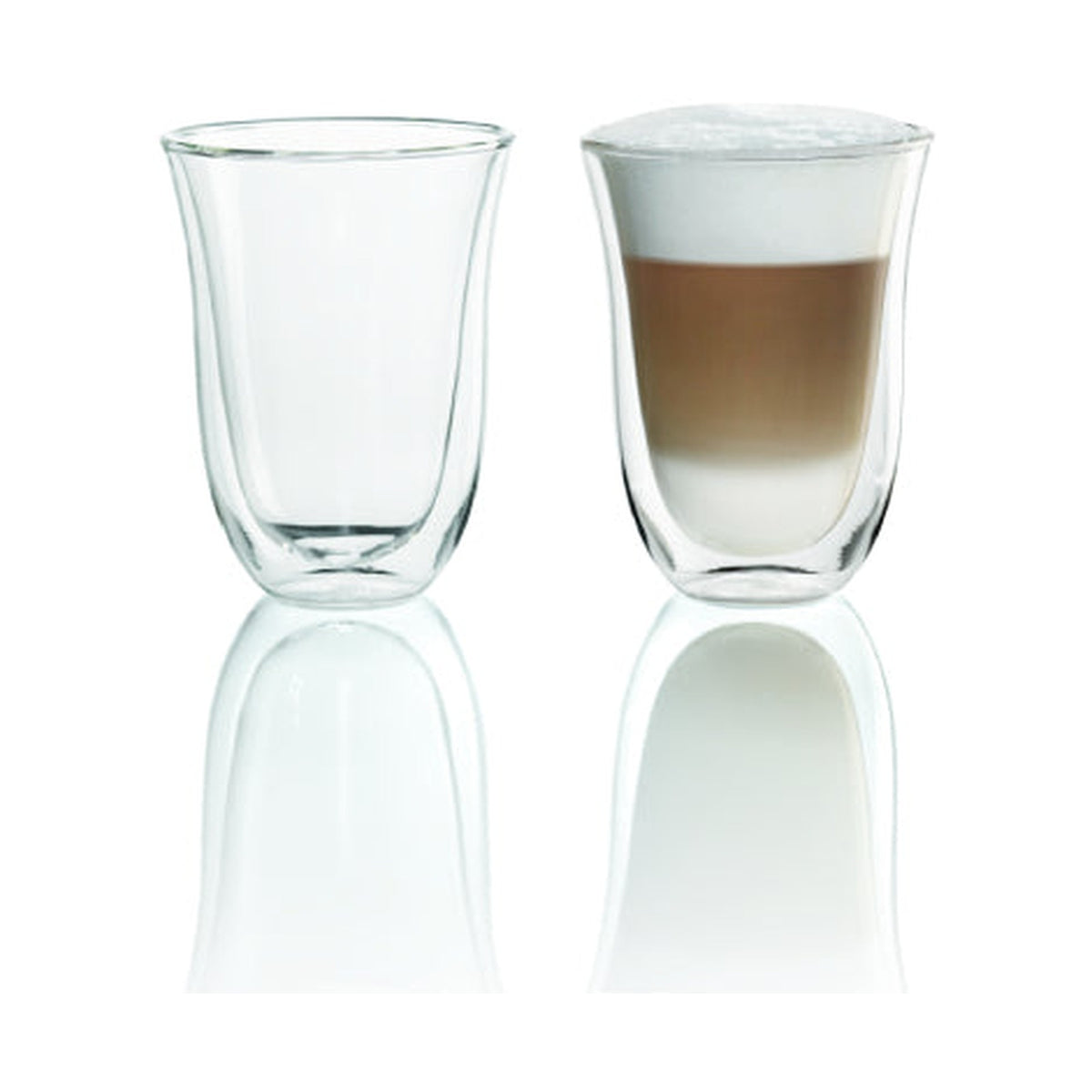 DeLonghi Double Walled Latte Macchiato Glasses Set of 2