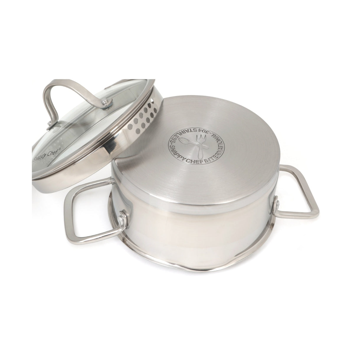 Snappy Chef 6pc Platinum Cookware Set SSCS006