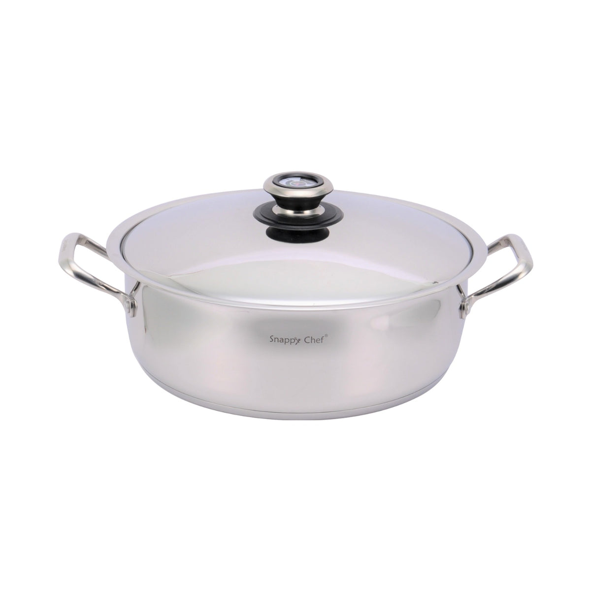 Snappy Chef 8l Deluxe Stainless Steel Casserole SSDC008