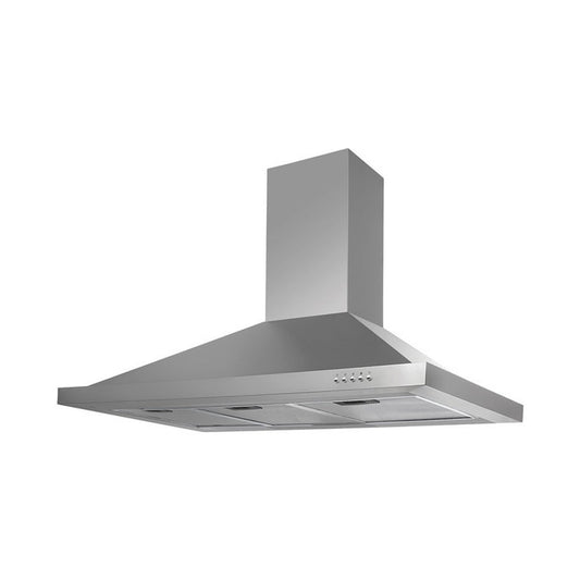 Falco 90Cm Pyramid Type S/Steel Chimney Extractor FAL-90-PYRS