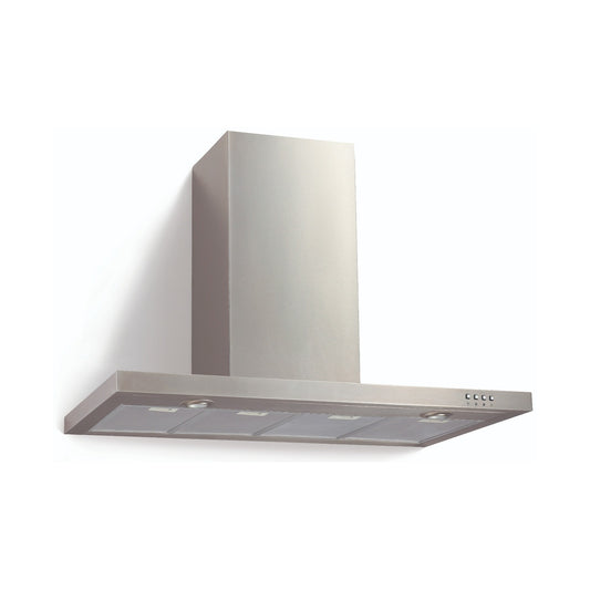 Falco 120cm  Flat Type S/Steel Chimney Extractor FAL-90-2245SG
