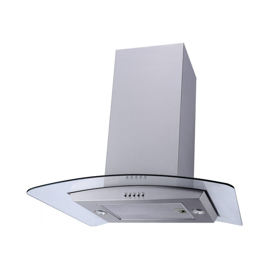 Falco 60Cm Island Curved Glass Extractor Fan FAL-60-IS60A