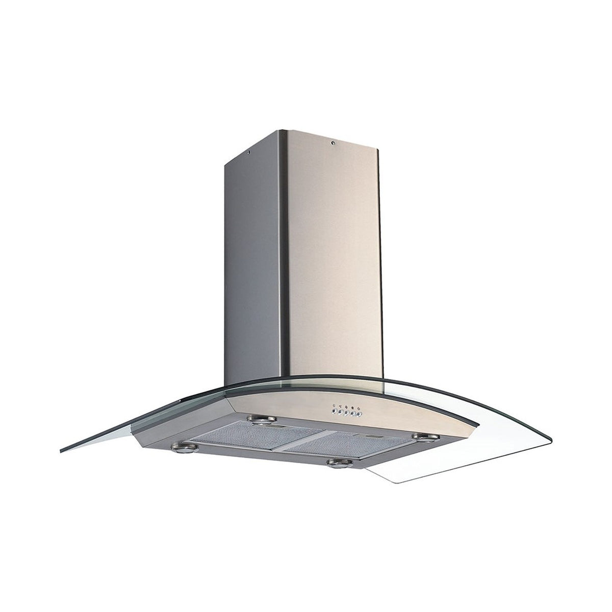 Falco 90Cm Island Flat S/Steel Extractor Fan FAL-90-I22S