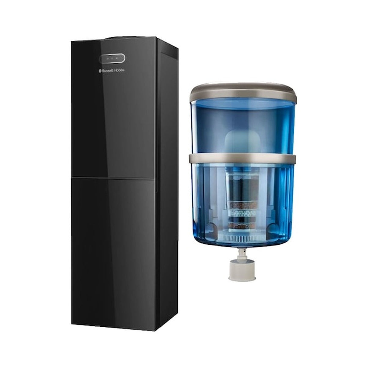 Russell Hobbs  Black Glass Front Water Dispenser RHGFWDN-0