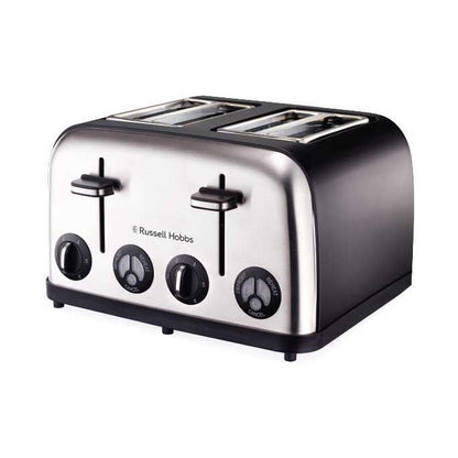 Russell Hobbs 4 Slice Matt Black Toaster 13976