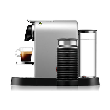 Nespresso Citiz Automatic Espresso Machine With Aeroccino Milk Frother - Silver