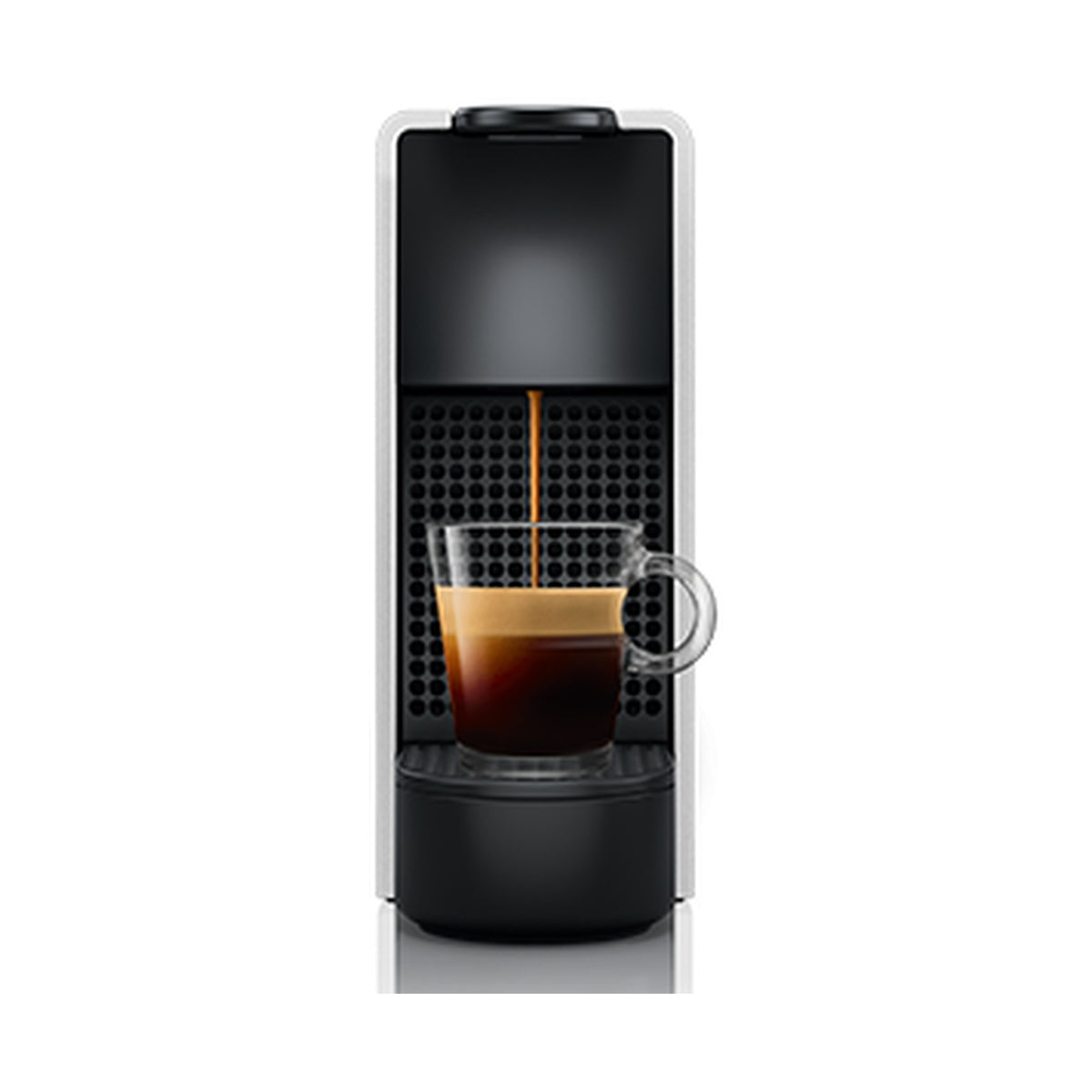 Nespresso Essenza Bundle With Aeroccino Milk Frother - Silver