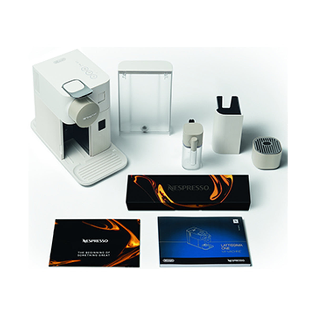Nespresso Lattissima One Coffee Machine - Porcelian White