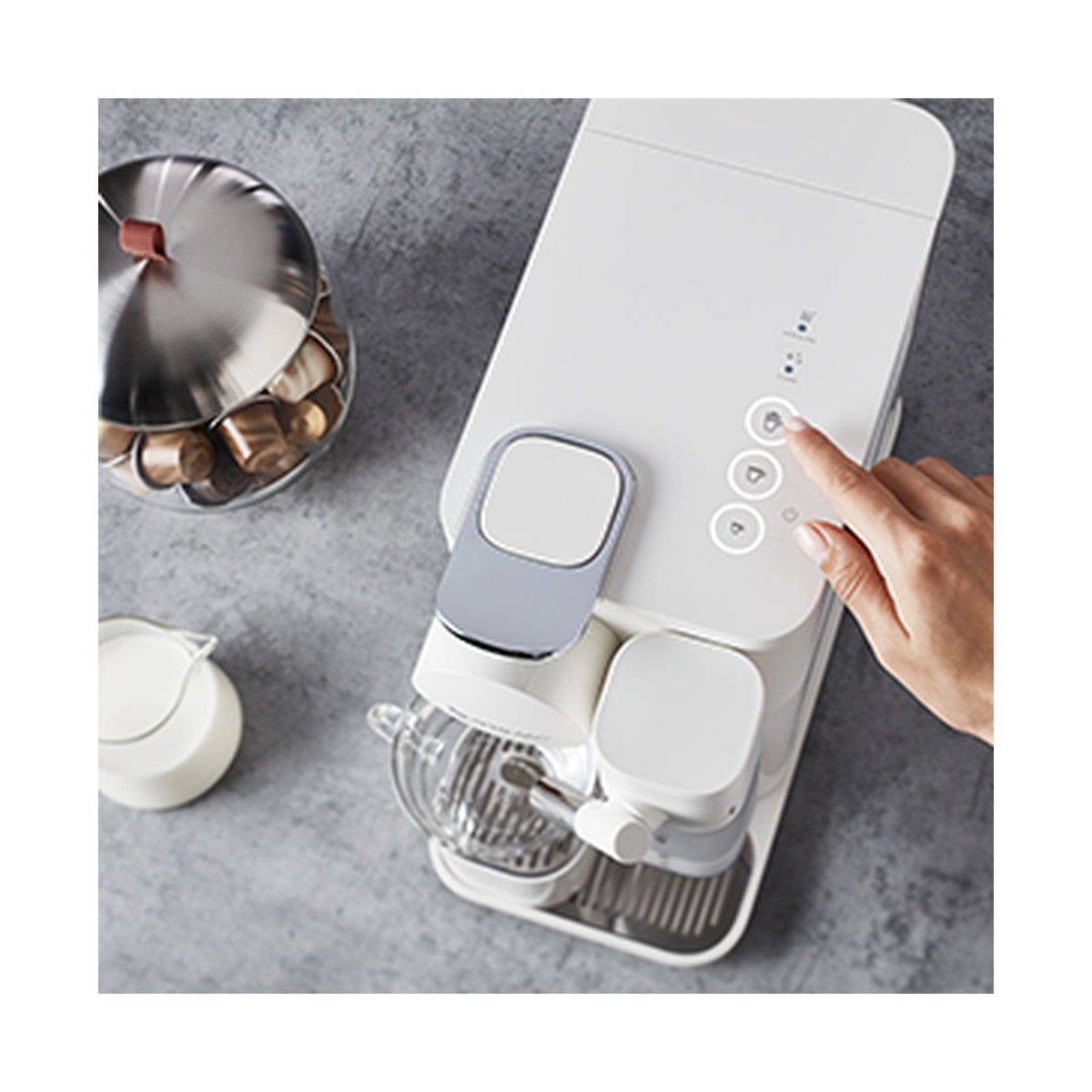 Nespresso Lattissima One Coffee Machine - Porcelian White