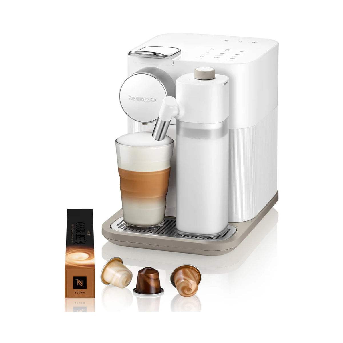 Nespresso Gran Lattissima Coffee Machine White F541-ZA-WH-NET