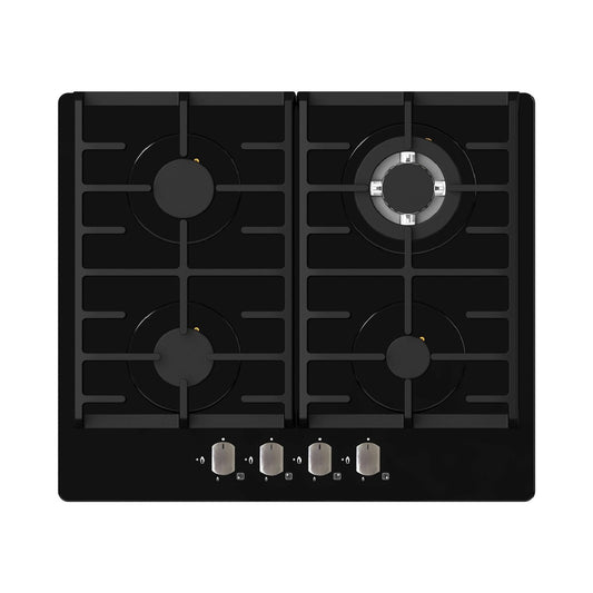 Falco Black Glass Gas Hob 60cm FAL-BGH-60 