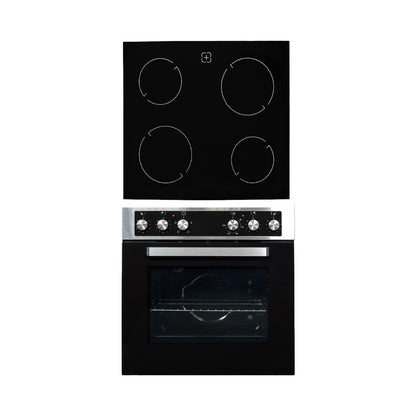 Falco 60cm Combi Oven & Ceran Hob Set, S/Steel CM6602-A1-SS03