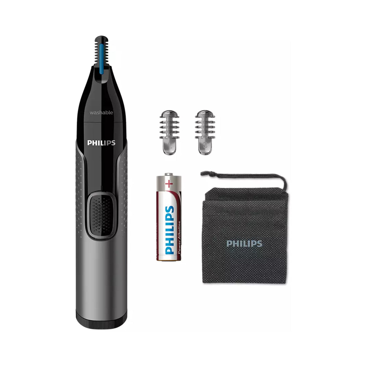 Philips Series 3000 Nose, Ear & Eyebrow Trimmer - Grey NT3650/16