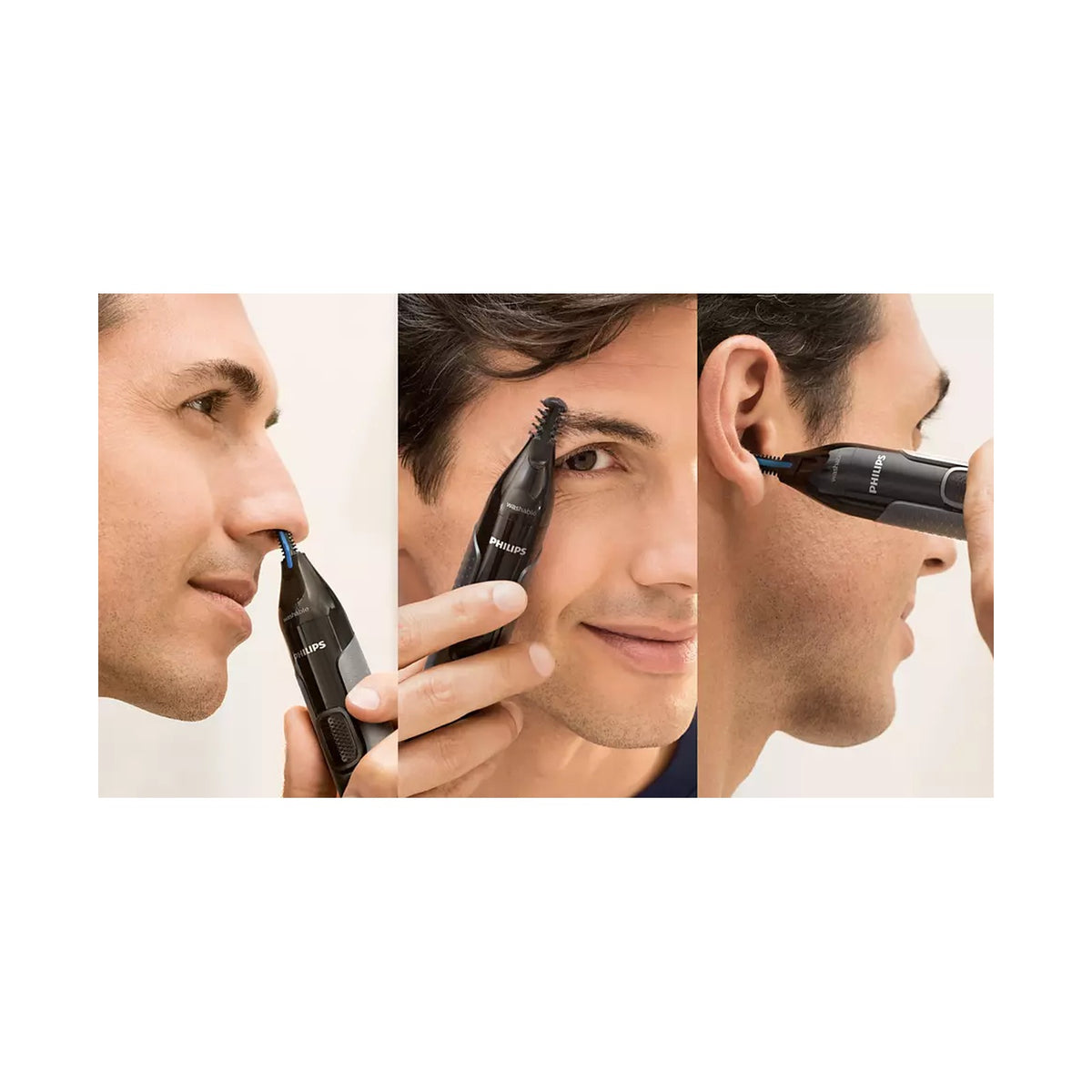 Philips Series 3000 Nose, Ear & Eyebrow Trimmer - Grey NT3650/16