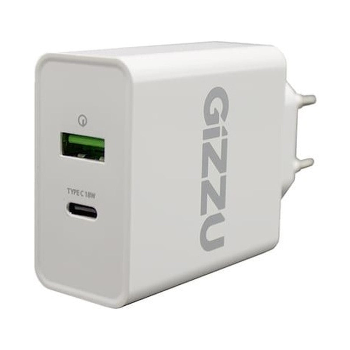 Gizzu Wall Charger Type C 36W PD QC3.0 18W - White GWCPDU36W