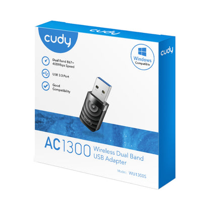 Cudy 1300Mbps High Gain WiFi USB3.0 Adapter WU1300S