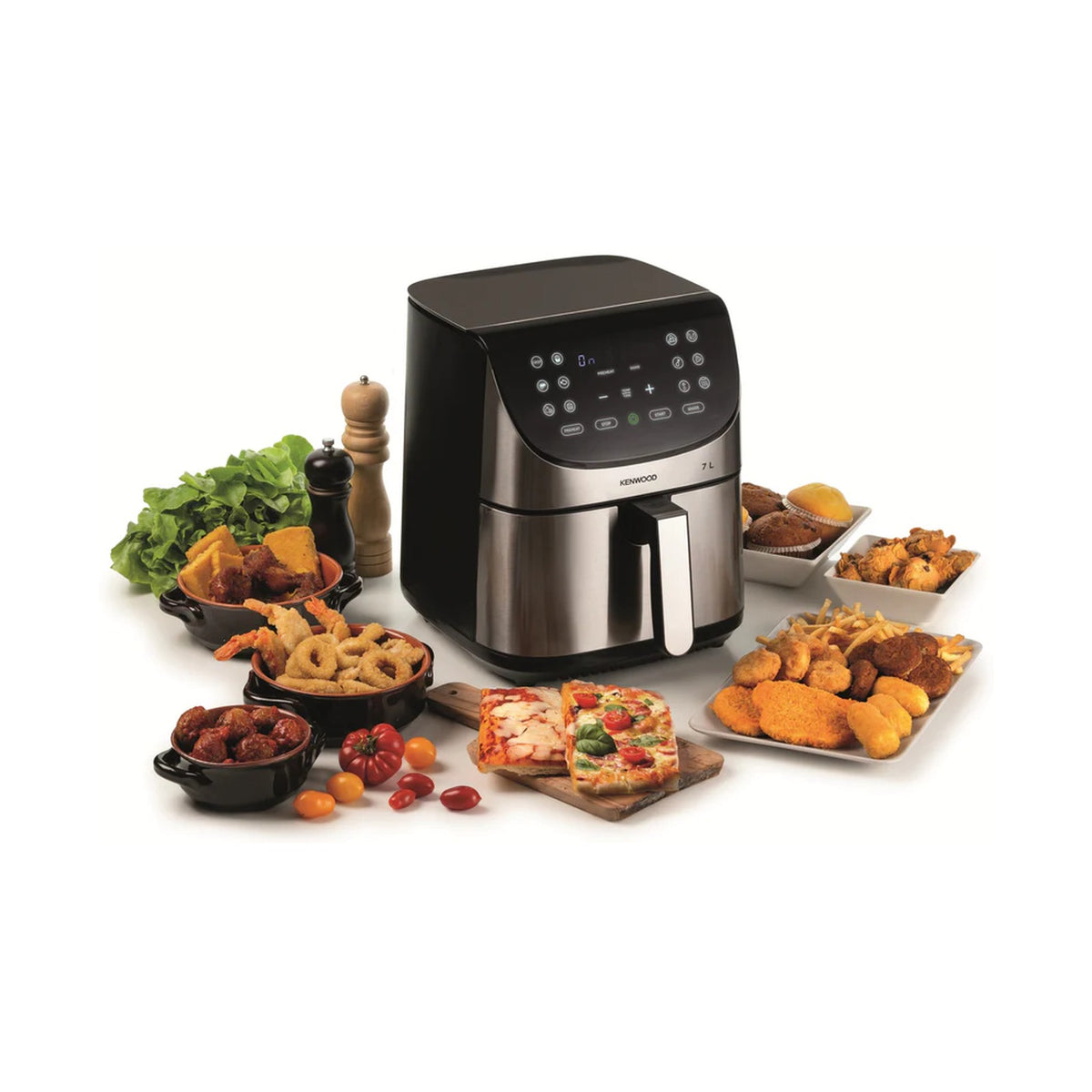 Kenwood Airfryer 7L Metal ZA HFM80.000SS 