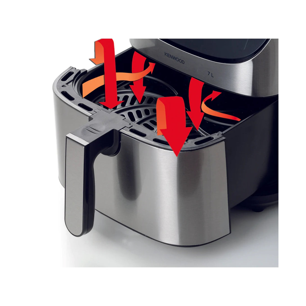 Kenwood Airfryer 7L Metal ZA HFM80.000SS 