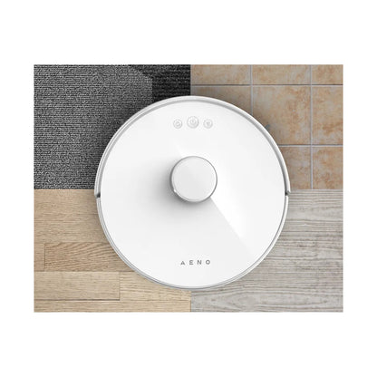 AENO Robot Vacuum Cleaner RC2S, Smart Control Connected AENO App, Wet & Dry (WHITE)
