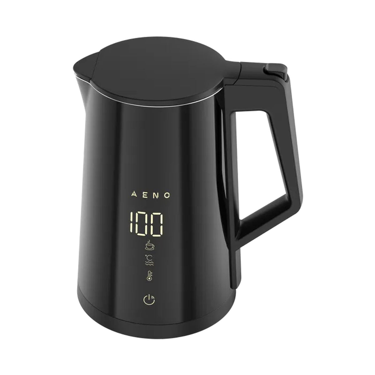 AENO Kettle EK7S: Connected AENO App, 1.7l, Double-walled, 2200W (BLACK)