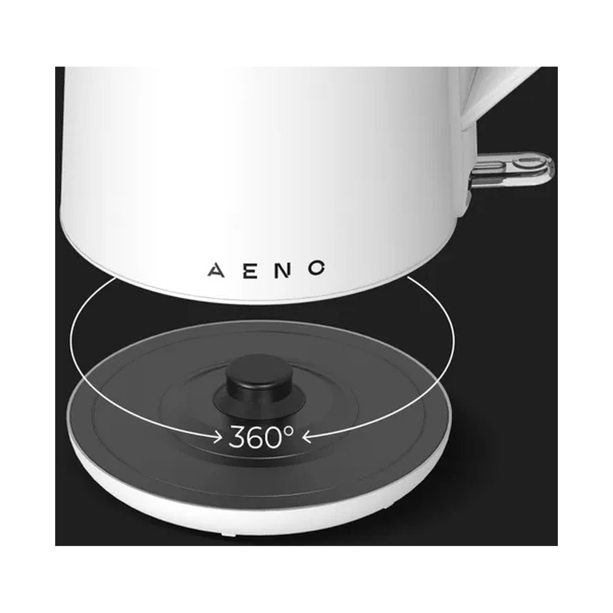 AENO Kettle EK2: 2200W 1.5l, Plastic (WHITE)