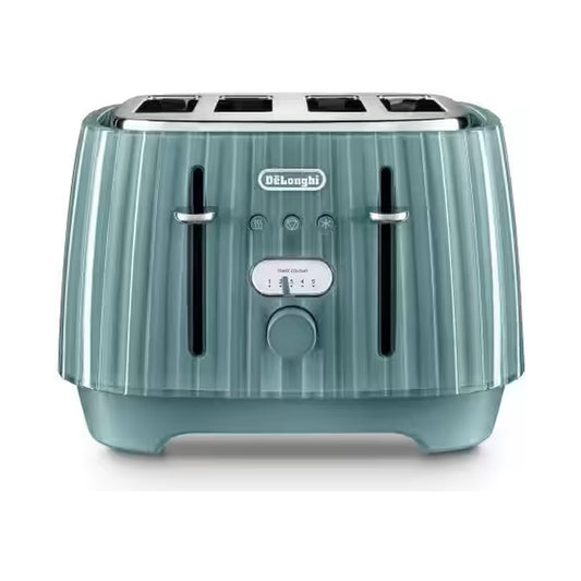 DeLonghi Ballerina 4 Slice toaster - Laguna Green CTD4003.GR