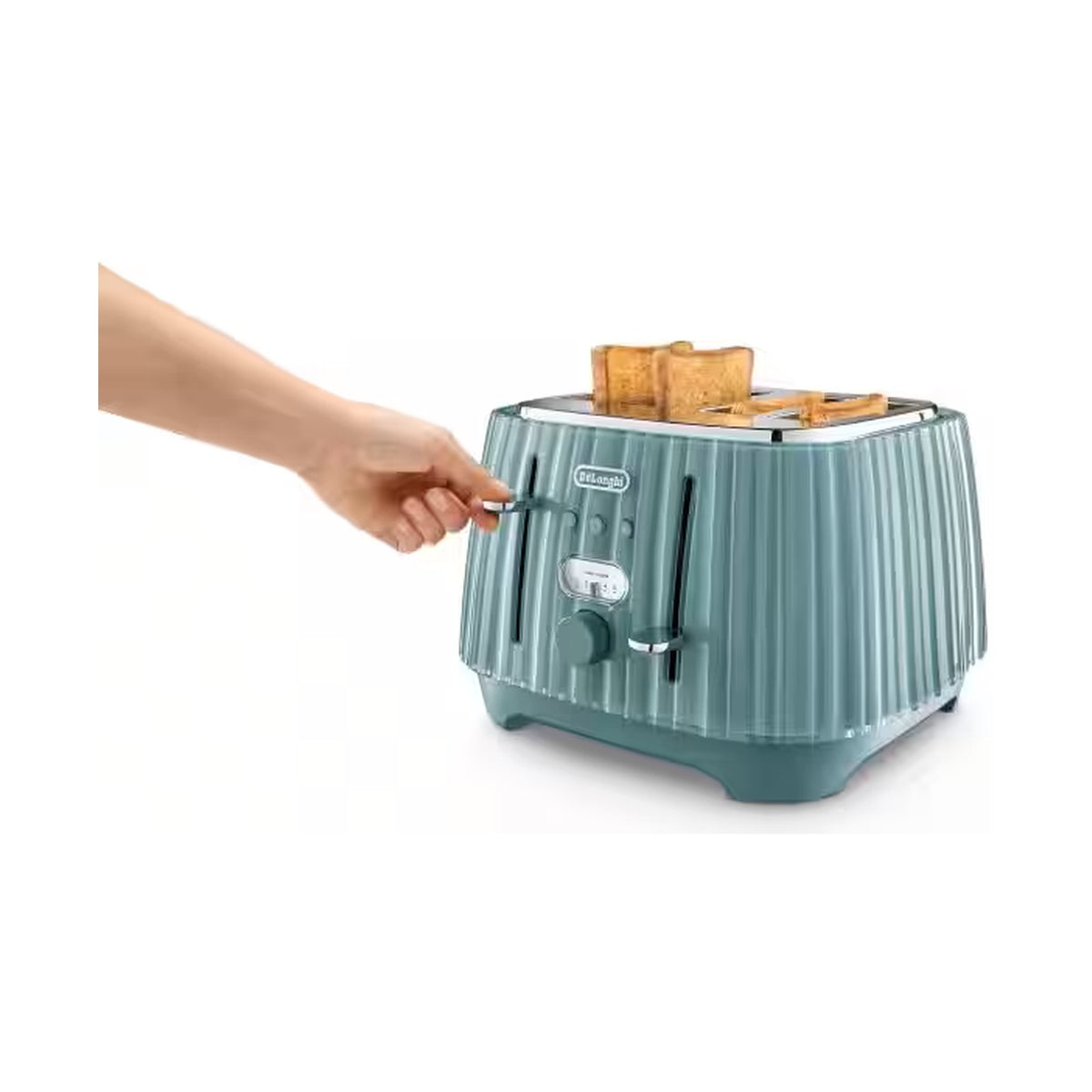 DeLonghi Ballerina 4 Slice toaster - Laguna Green CTD4003.GR