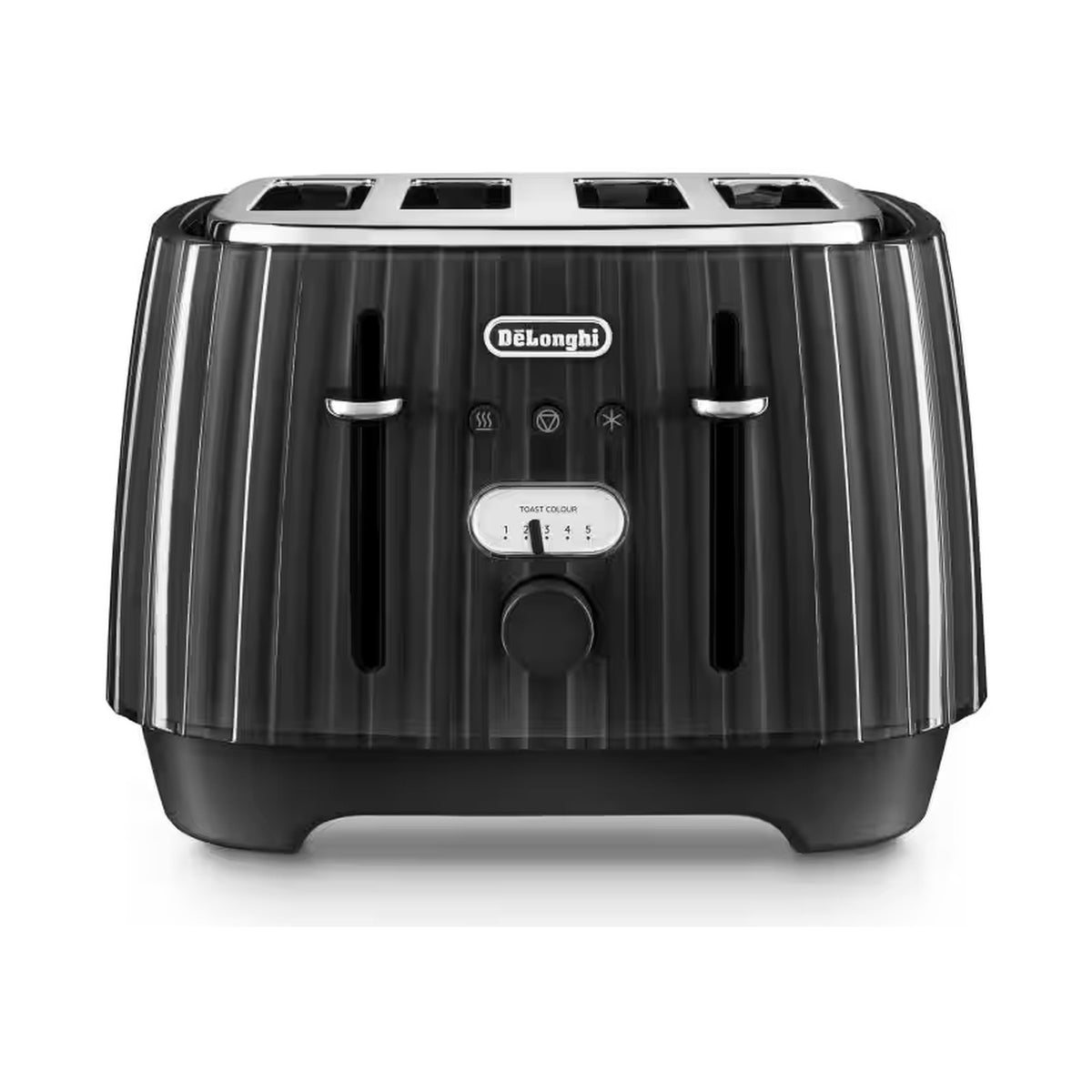 DeLonghi Ballerina 4 Slice toaster - Furnace Black CTD4003.BK