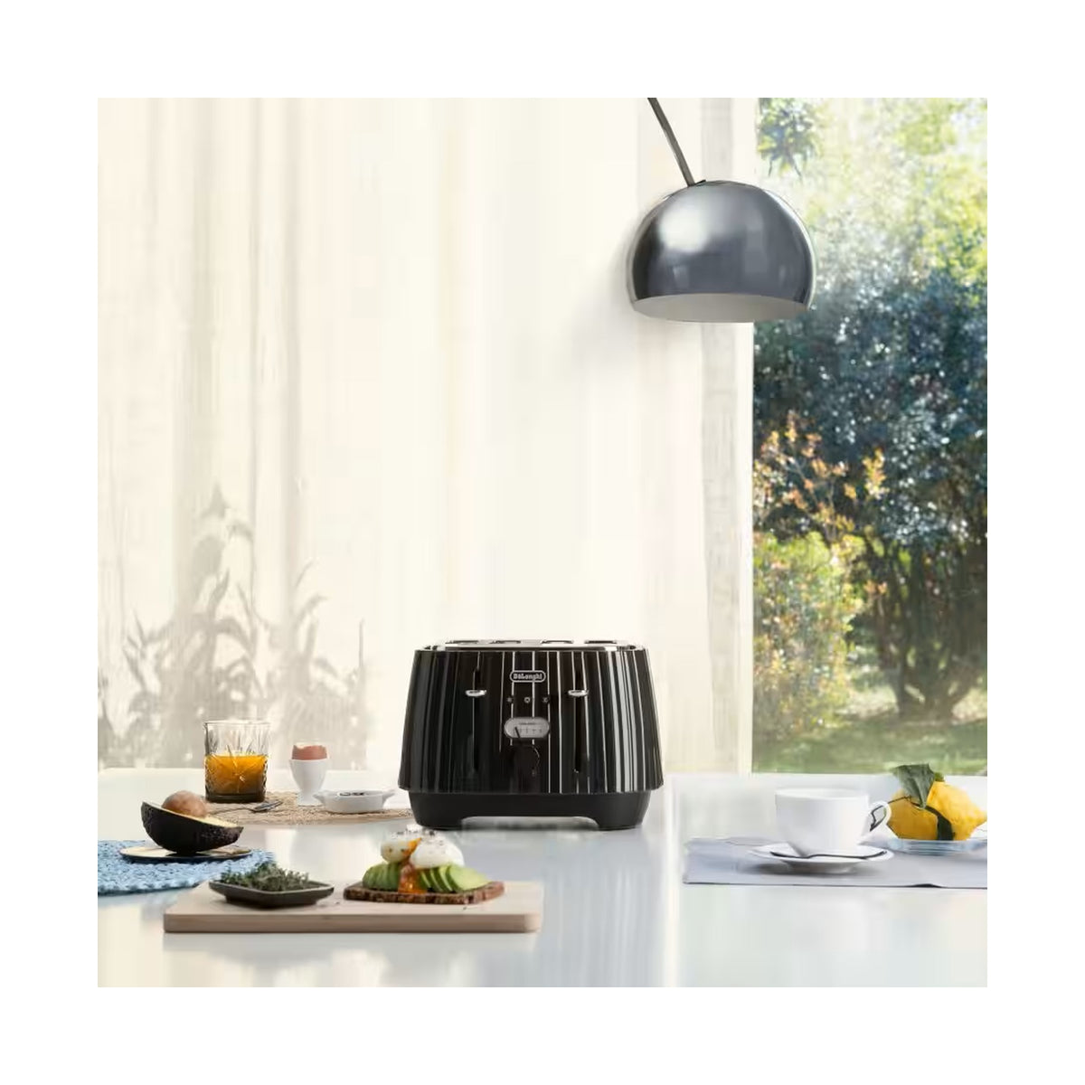 DeLonghi Ballerina 4 Slice toaster - Furnace Black CTD4003.BK