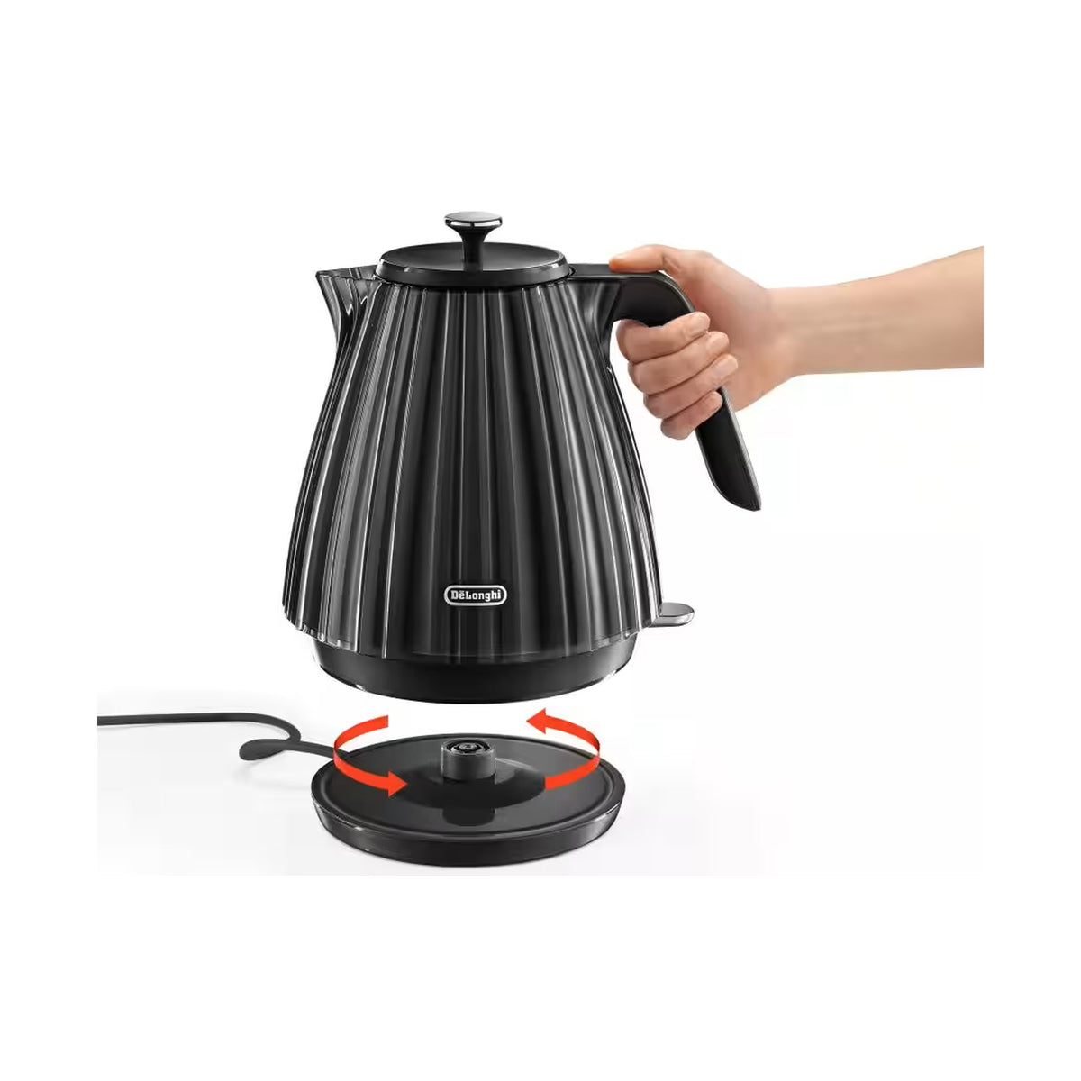 DeLonghi Ballerina 1,7L Kettle - Furnace Black KBD3001.BK