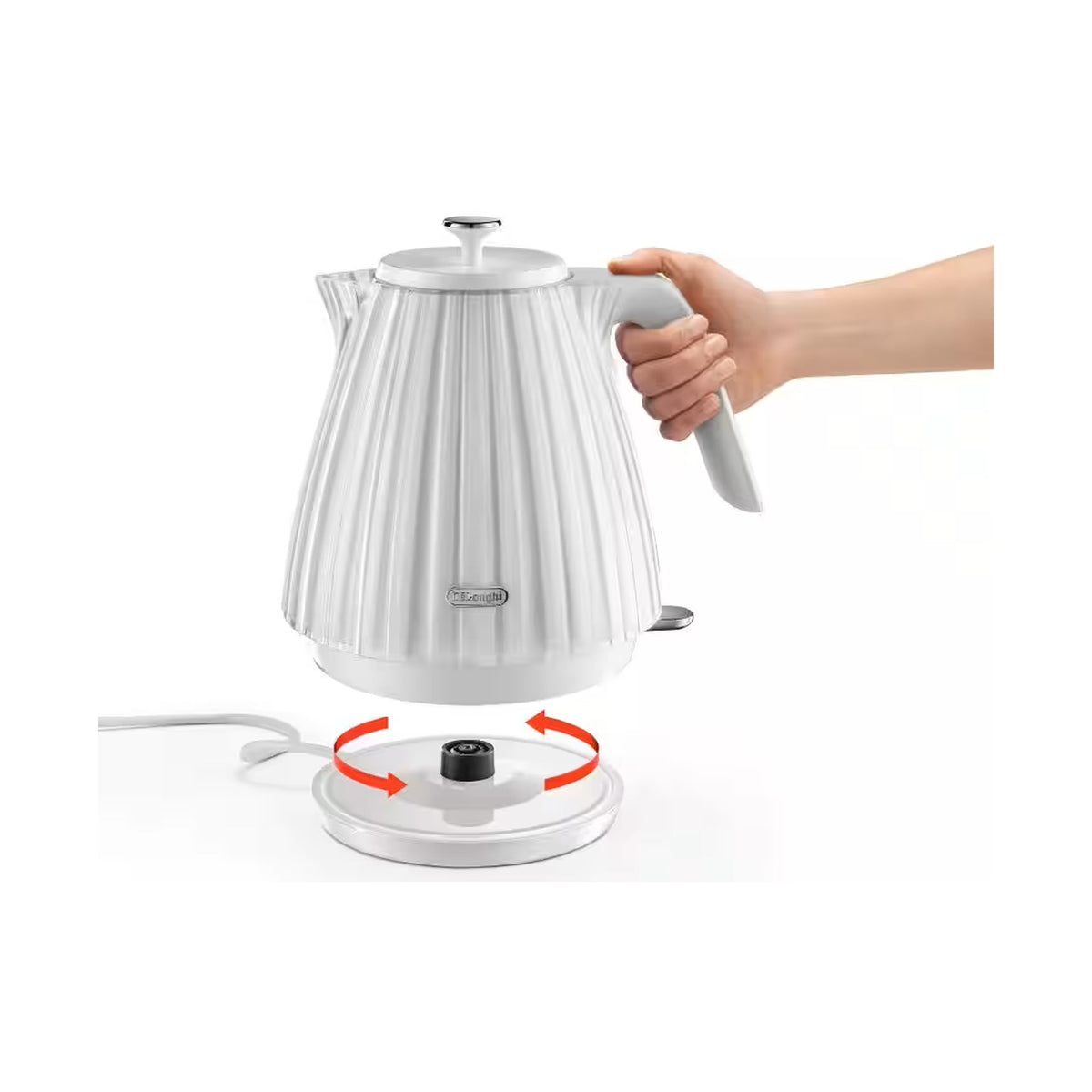 DeLonghi Ballerina 1,7L Kettle - Opaline White KBD3001.W