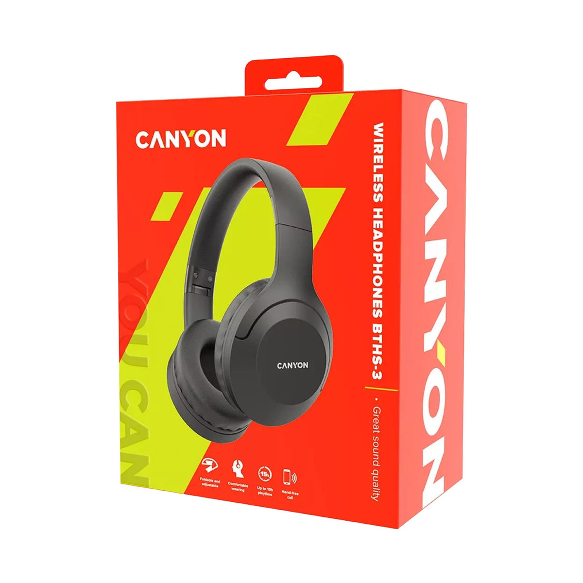 Canyon Bluetooth headset BTHS-3 Black CNS-CBTHS3DG