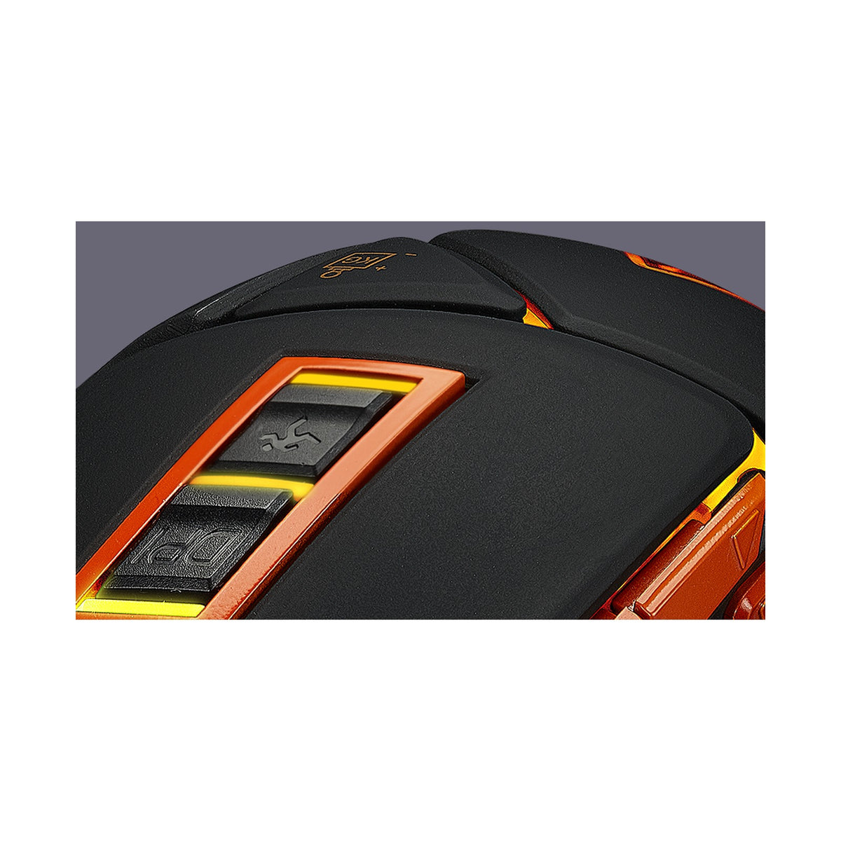 Canyon Mouse Hazard GM-6 LED Wired Black Orange CND-SGM6N